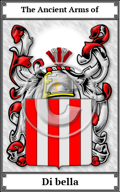 Di bella Family Crest Download (JPG)  Book Plated - 150 DPI